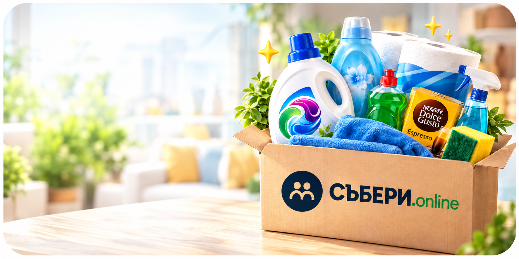 Пълен дом — готови колички със продукти за дома